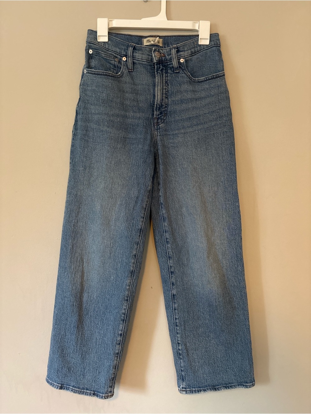 Madewell The Perfect Vintage Wide-Leg Jeans Medium Wash Size 27 High Rise